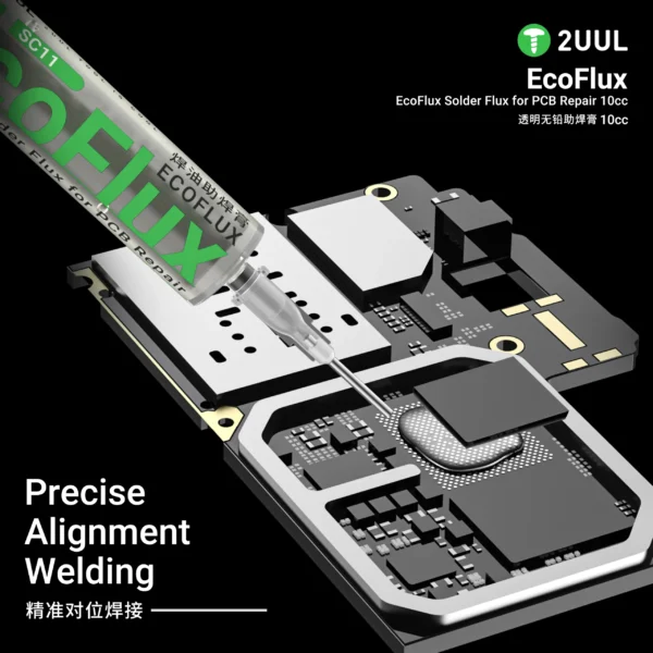 2UUL SC11 EcoFlux Solder Flux for PCB Repair 10cc