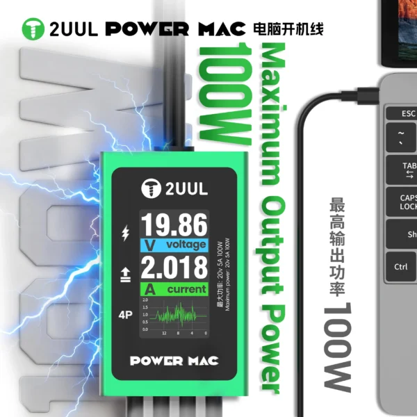 2UUL PW08 Power Mac Digital Power Switch Cable for Computer Repair