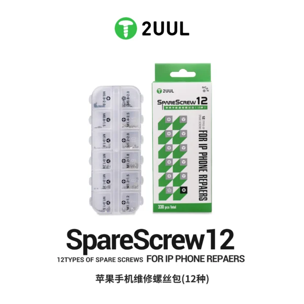 2UUL SC22 SpareScrew12 Screws for iPhone Repairs