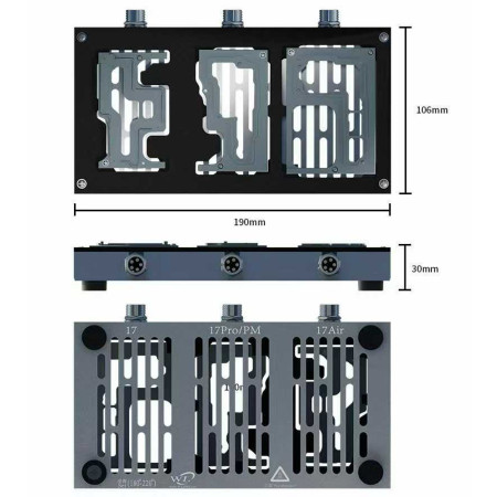 WL iPhone 17 Series Extended Module for WL HT007 Intelligent Mainboard Layered Soldering Station