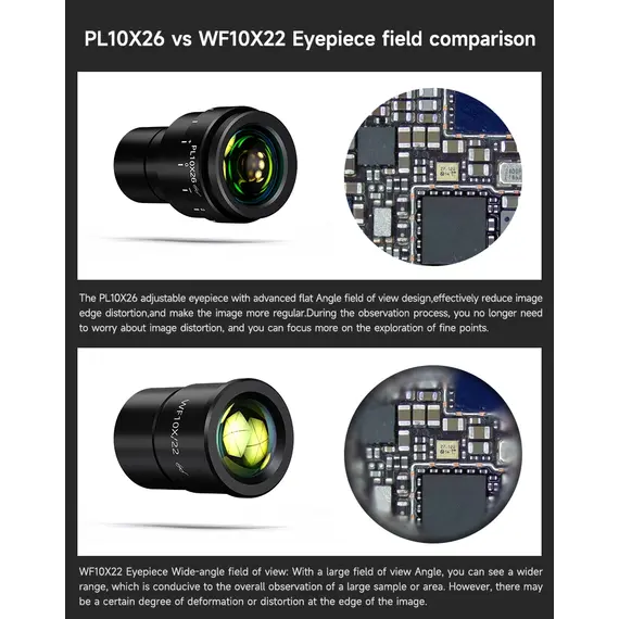 Mechanic Super X Pro-B11 6.5X-52X Continuous Zoom Trinocular Stereo Microscope