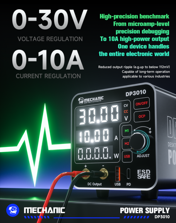 Mechanic DP3010 30V / 10A Regulated Power Supply