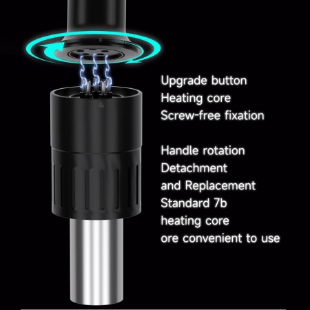 Mechanic AIRNOVA 1200W Intelligent Curved Hot Air Station