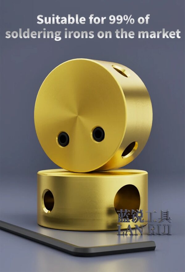 Lanrui D6 Red Flame Pure Copper Small Soldering Station for Chip / FPC Connector Soldering