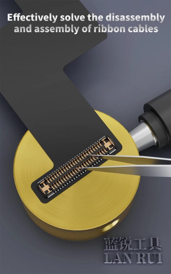 Lanrui D6 Red Flame Pure Copper Small Soldering Station for Chip / FPC Connector Soldering