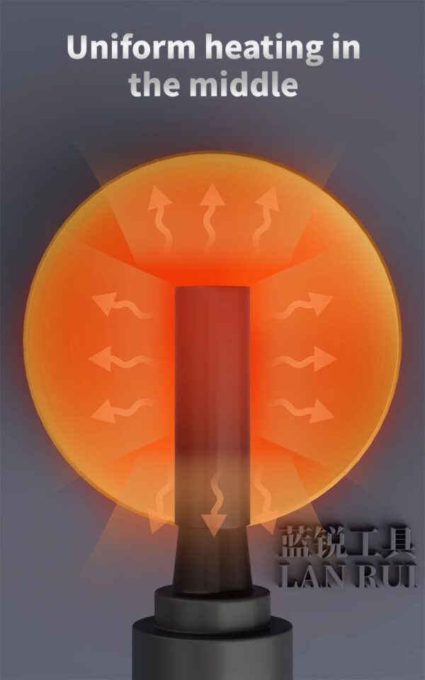 Lanrui D6 Red Flame Pure Copper Small Soldering Station for Chip / FPC Connector Soldering