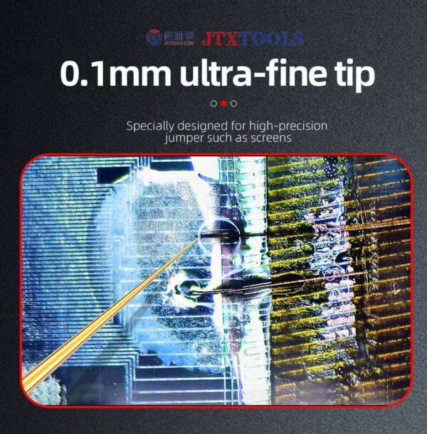 JTX S1 0.1mm Ultra-Fine Pure Copper Soldering Iron Tip Special for Screen Jumper