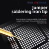 JTX S1 0.1mm Ultra-Fine Pure Copper Soldering Iron Tip Special for Screen Jumper