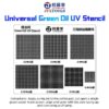 JTX Universal green oil isolation stencil