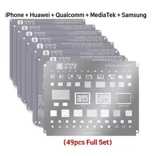 YCS 49pcs Universal Stencil Set