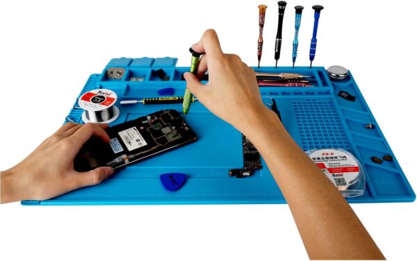 719aIlBCXeL._AC_SL1500_ S-160 Soldering Mat Insulation Silicone