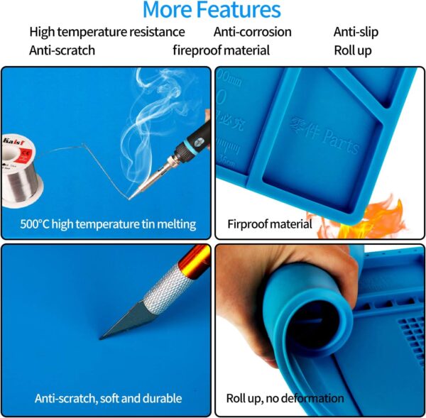 71s+iMHIQNL._AC_SL1500_ S-160 Soldering Mat Insulation Silicone