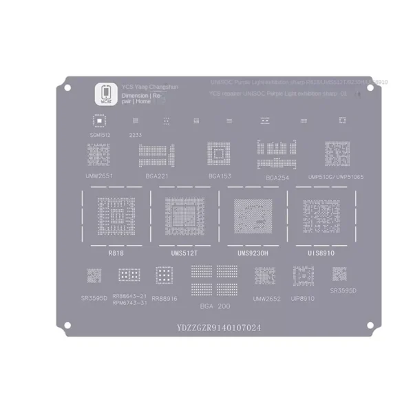 YCS 49pcs Universal Stencil Set