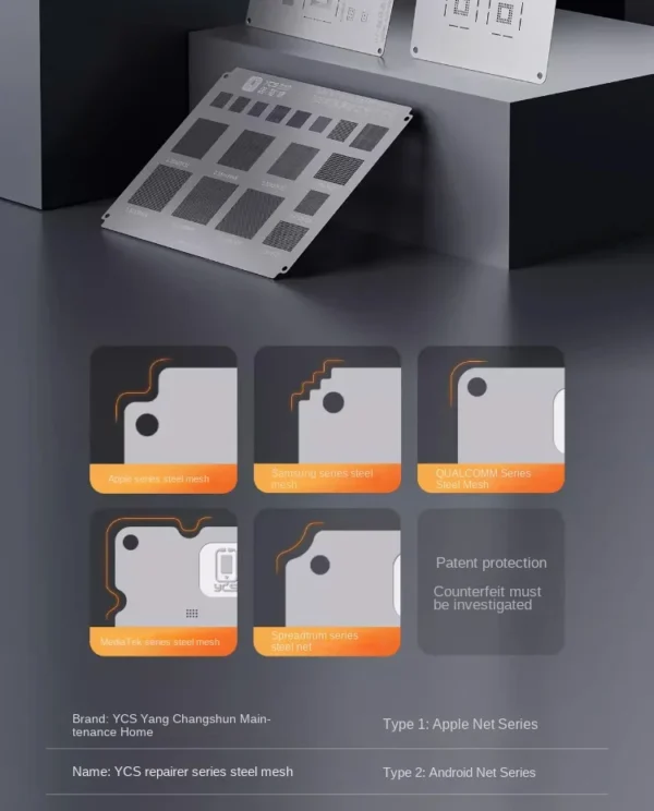 YCS 49pcs Universal Stencil Set