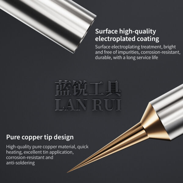 Lanrui S01 C210-SI Soldering Iron Tip with 5Pcs Sharp Needles
