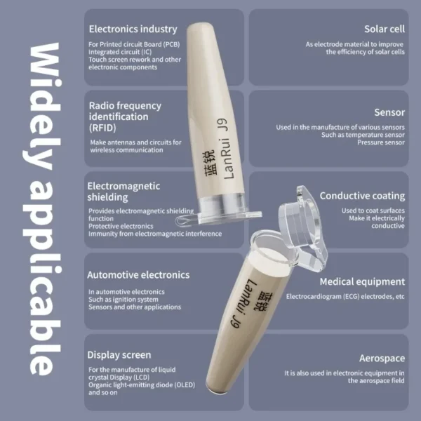 Lanrui J9 Low Resistance Nano Conductive Silver Paste