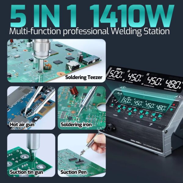 YIHUA 948D 5IN1 1410Watts Welding Station
