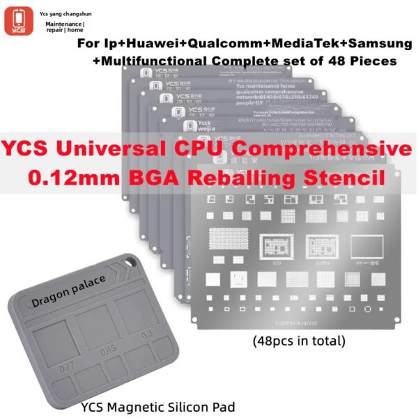 YCS 49pcs Universal Stencil Set