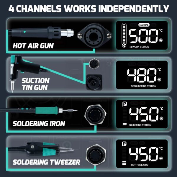 YIHUA 948D 5IN1 1410Watts Welding Station