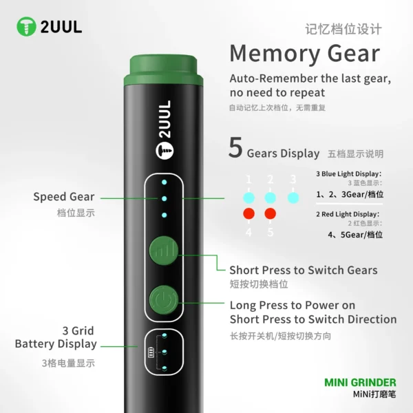 2UUL DA86 Mini Grinder
