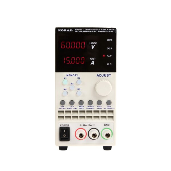kwr103-front Korad KWR103 60V 15A Programmable Power Supply