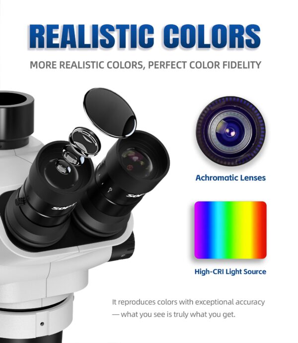 SopTop 71 ProMax 6.7 - 45x Trinocular Microscope