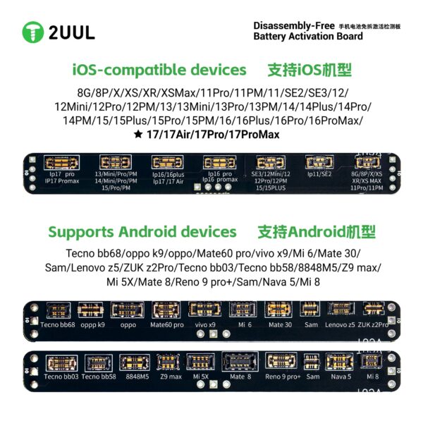 2UUL BT05 Disassembly-Free Battery Activation Board for iOS/Android