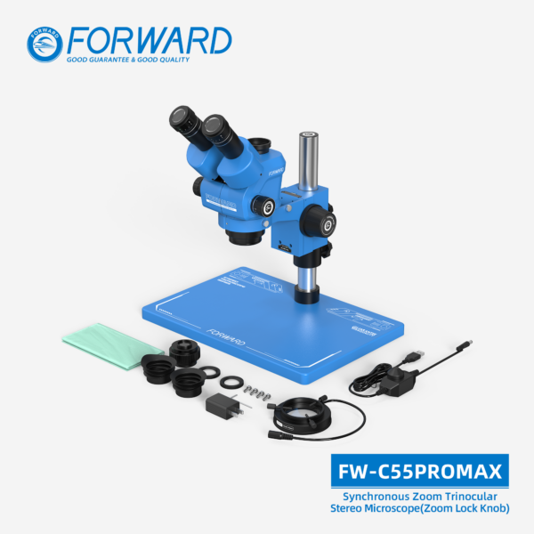 Forward FW-C55Pro Max-Synchronous Zoom Trinocular Microscope