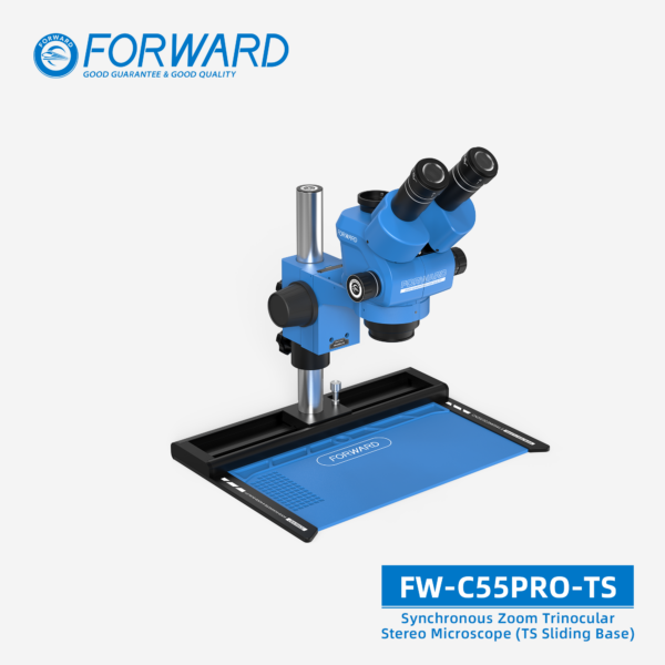 Forward FW-C55Pro-TS-Synchronous Zoom Trinocular Microscope