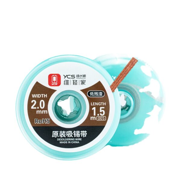 YCS 2015 2.0mm Desoldering Wick- 5Pcs