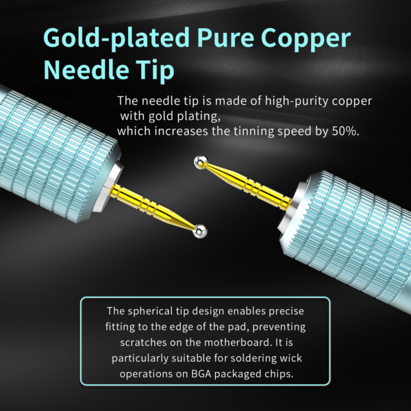 JTX BT1 Tin Dragging Needle Connector Reballing Set