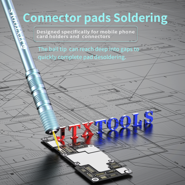 JTX BT1 Tin Dragging Needle Connector Reballing Set
