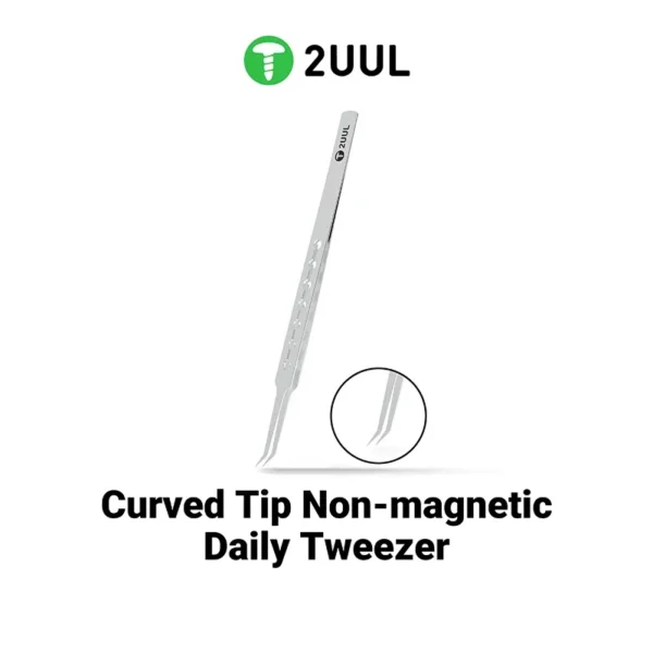 2UUL TW23 Curved Tip Non-magnetic Daily Tweezer