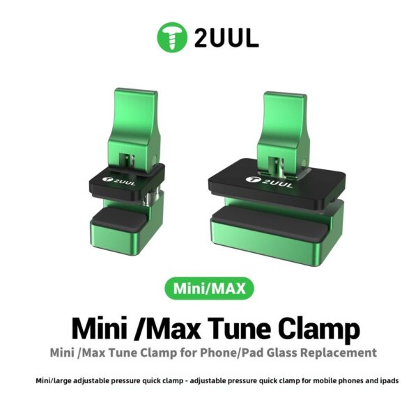 2uul TC01 Mini / TC02 Max Adjustable Screen Clamp for Phones / iPad Glass Replacement