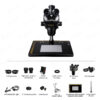 He0d29281bca848dfb5e96d6e97a3e8d23 Kaisi S6 6.8X-68X 110mm Working Place Trinocular Microscope