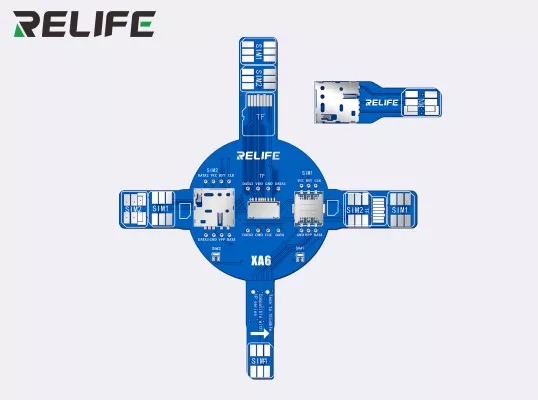 xa6 Relife XA6 Dual Card Signal Test Board for iPhone / Android SIM / TF / NM Card Reading Faults